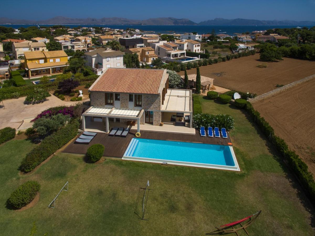 Villa Barcares Gran for 10, pool, gym&close to beach Alcúdia Exterior foto